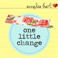 one little change