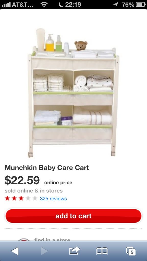 No room for changing table! BabyCenter