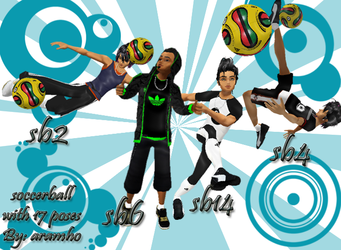 Soccerball with 16 poses (Collection)