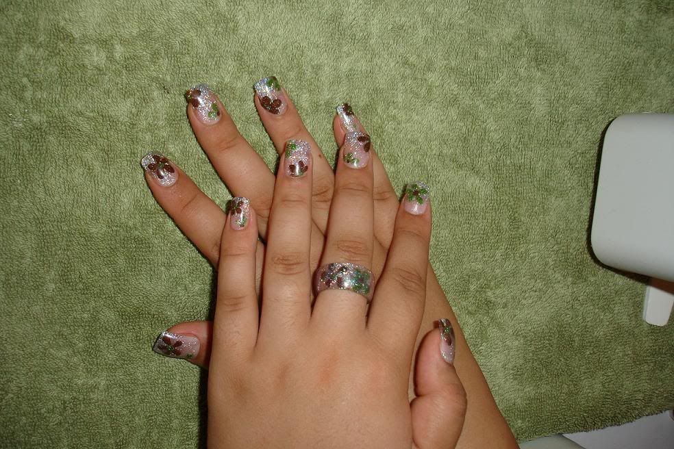 Nail Art Stars and Flowers for Girls