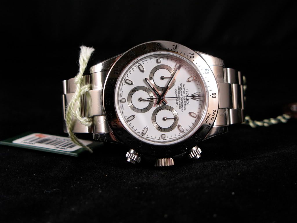 WatchNet: Luxury Time Archive: FS ROLEX DAYTONA WHITE FACE