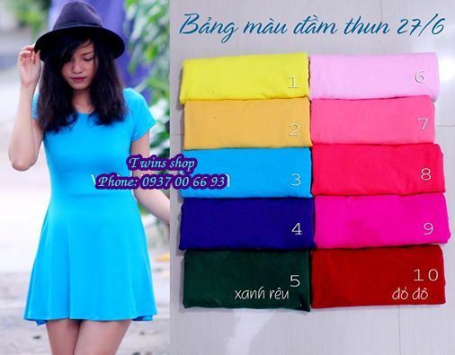 Twins shop-Chuyên sỉ lẻ VNXK  áo thun trơn, raglan, đầm thun, áo khoác trơn, legging - 30