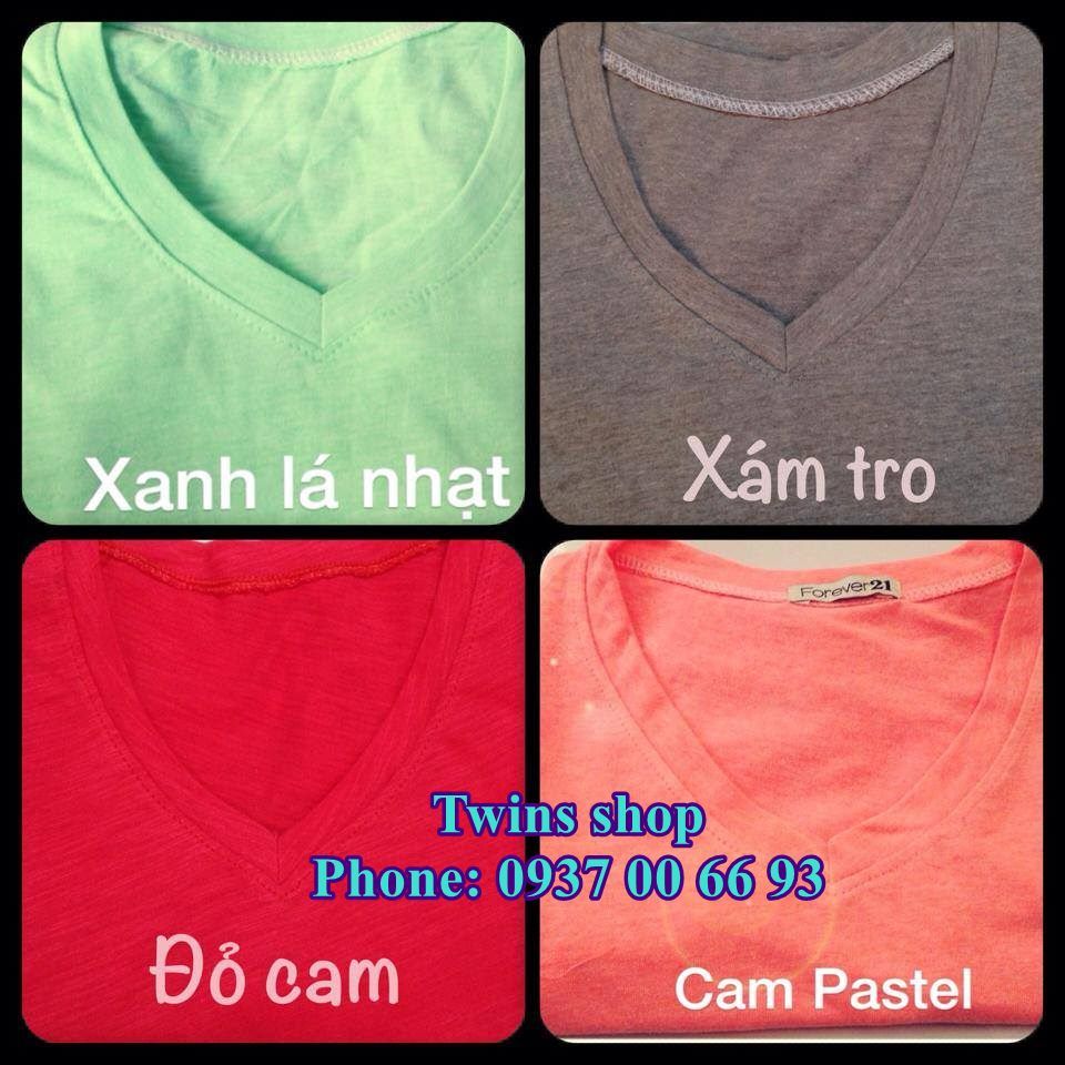 Twins shop-Chuyên sỉ lẻ VNXK  áo thun trơn, raglan, đầm thun, áo khoác trơn, legging - 13