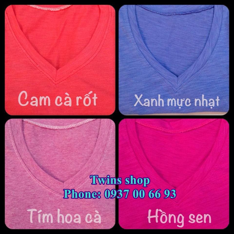 Twins shop-Chuyên sỉ lẻ VNXK  áo thun trơn, raglan, đầm thun, áo khoác trơn, legging - 15