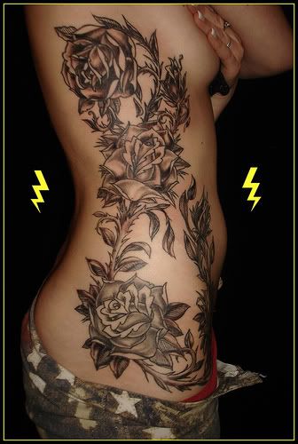 Body Flower Tattoo