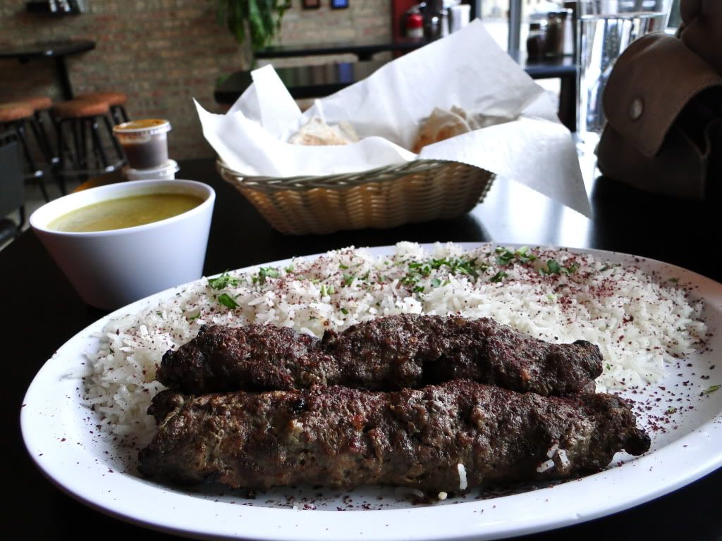 Ground Beef Kabob Dinner 