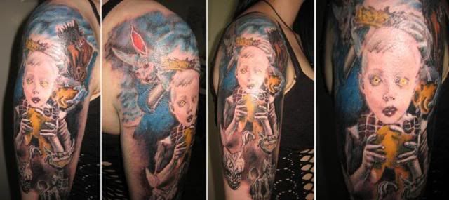 Tattt.jpg KoRn, American McGee's Alice, Donnie Darko tattoo