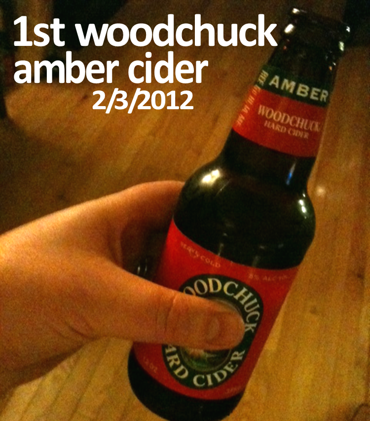 The Adventures of a 35yo (Alcohol) Virgin Woodchuck Amber Cider