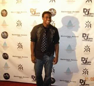 Joel Simpson at Def Jam Red Carpet event