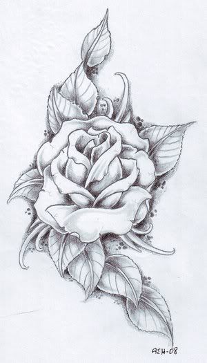 Rose Tattoos Black And White