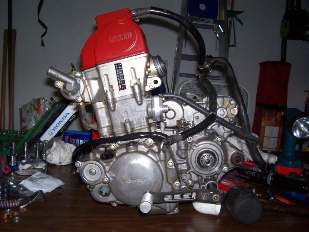 Rebuilt my Engine today Honda TRX 450R