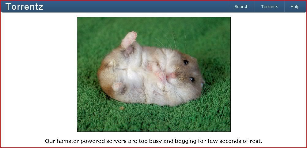 Hamster Powered Servers