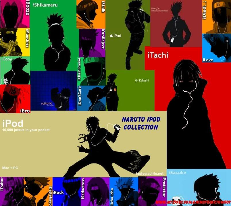 iPOD Naruto collection iPOD Naruto collection