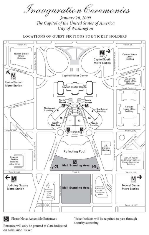 chicago tribune freedom center seating chart. Inauguration Seating Map