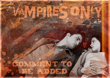 vampires only sign