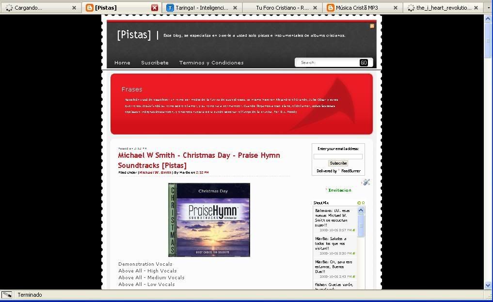 Pistas e Instrumentales Cristianos Pistas e Instrumentales Cristianos