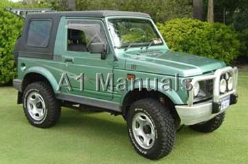 1988 Suzuki Samurai SJ410 Factory Service Workshop Repair Manual