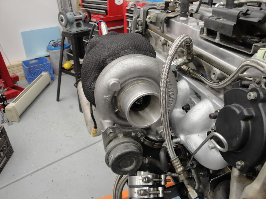 Custom Made CT26 turbo blanket..opinions wanted Toyota Celica Supra Forum