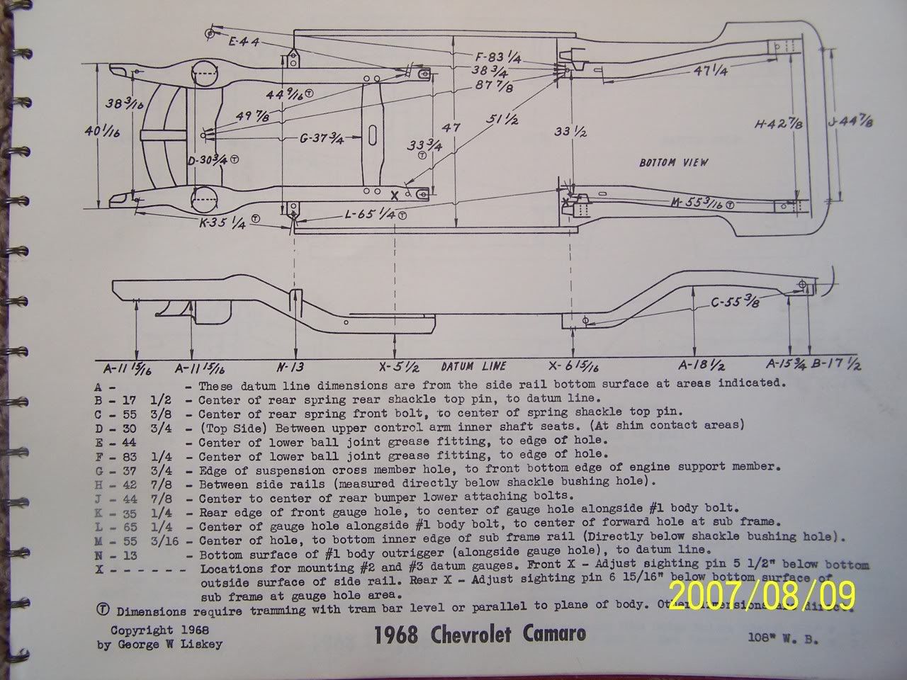 Rear Subframe Mount Question 69 Camaro 