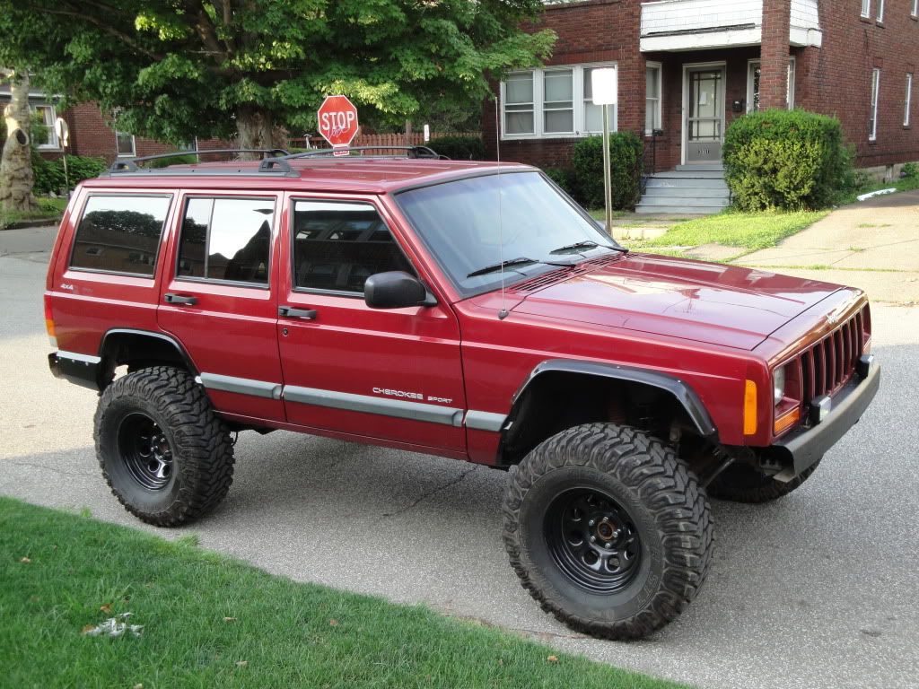 Jeep xj 3 lift and 33 tires #5