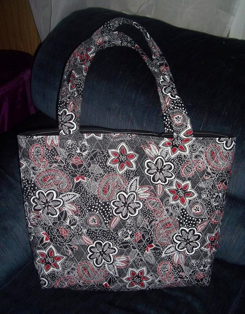 Black, White and Red Scrapping Bag