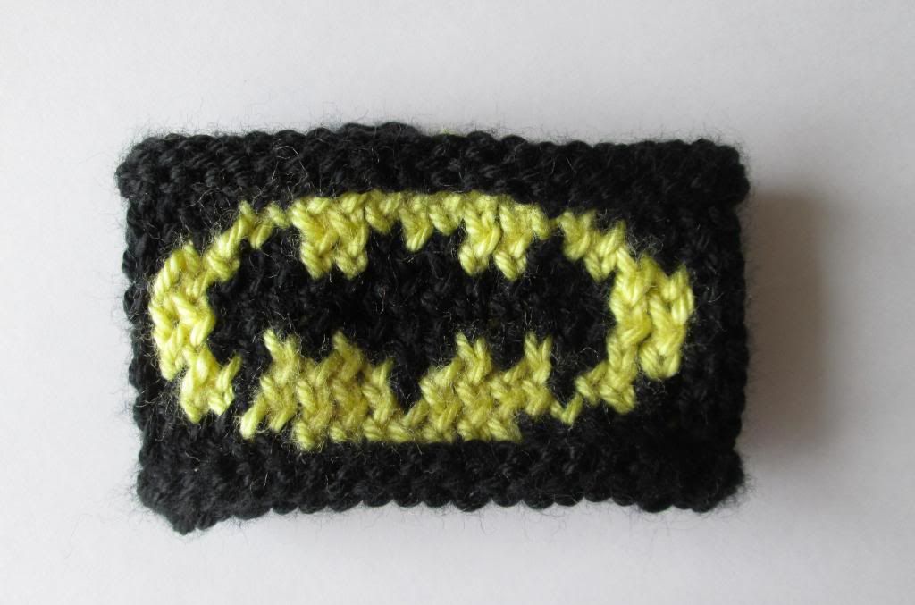 Batman Logo Knitting Chart