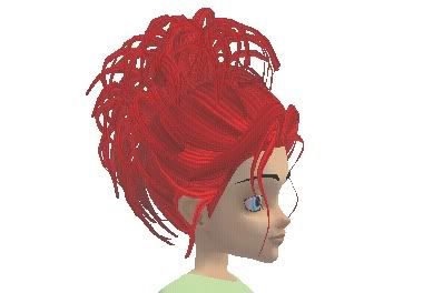 fire red hair