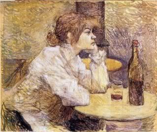 La Buveuse - H. Toulouse Lautrec
