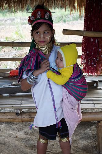 Long Neck Tribe. Chiang Rai, Thailand. January 2010.
