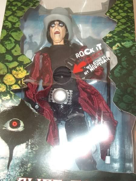 New Alice Cooper Welcome to my Nightmare Posable 18 Figure Art Asylum 