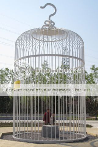 在周围逛逛,发现了奇异的东西&hellip;&hellip;像不像无极里的鸟笼子