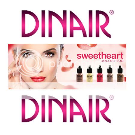 Airbrush Makeup Dinair Sweetheart Collection 25 Oz